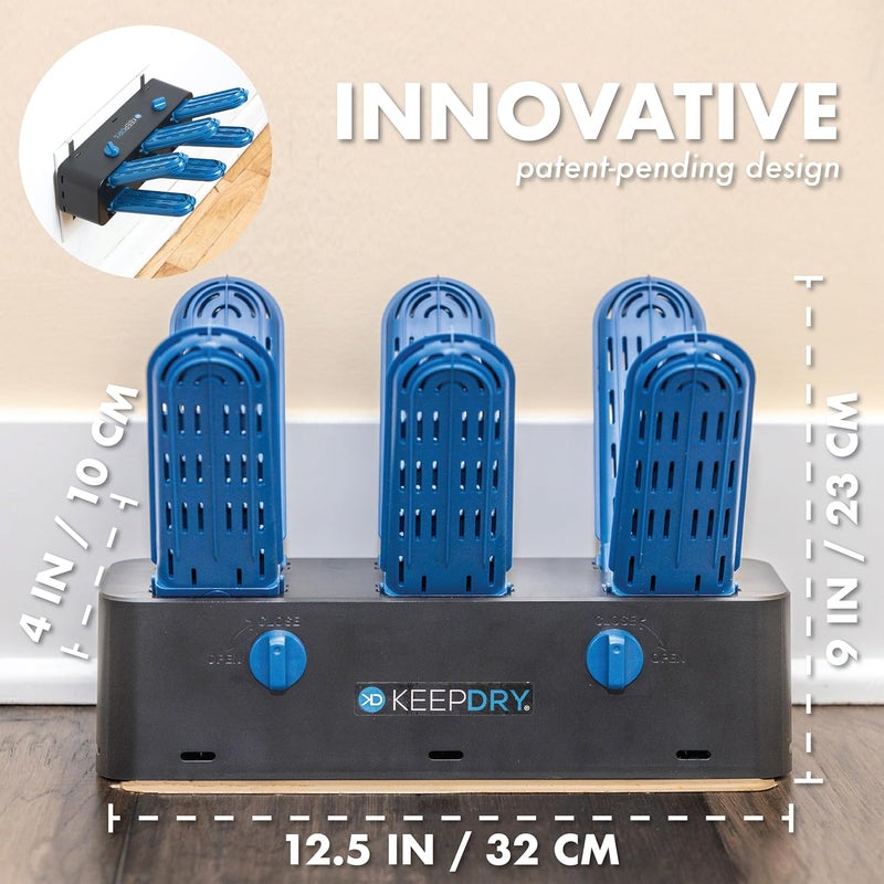 KEEPDRY Store Glove Dryer - Eco-Friendly Vent Drying Rack to Dry Gloves, Shoes, Hats, Socks & Boots - Safe, Non-Electric Dryer - Image 2